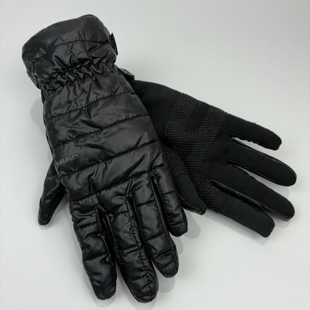 HEAD Hybrid Waterproof Women's Winter Gloves Black Ski Snow Size L